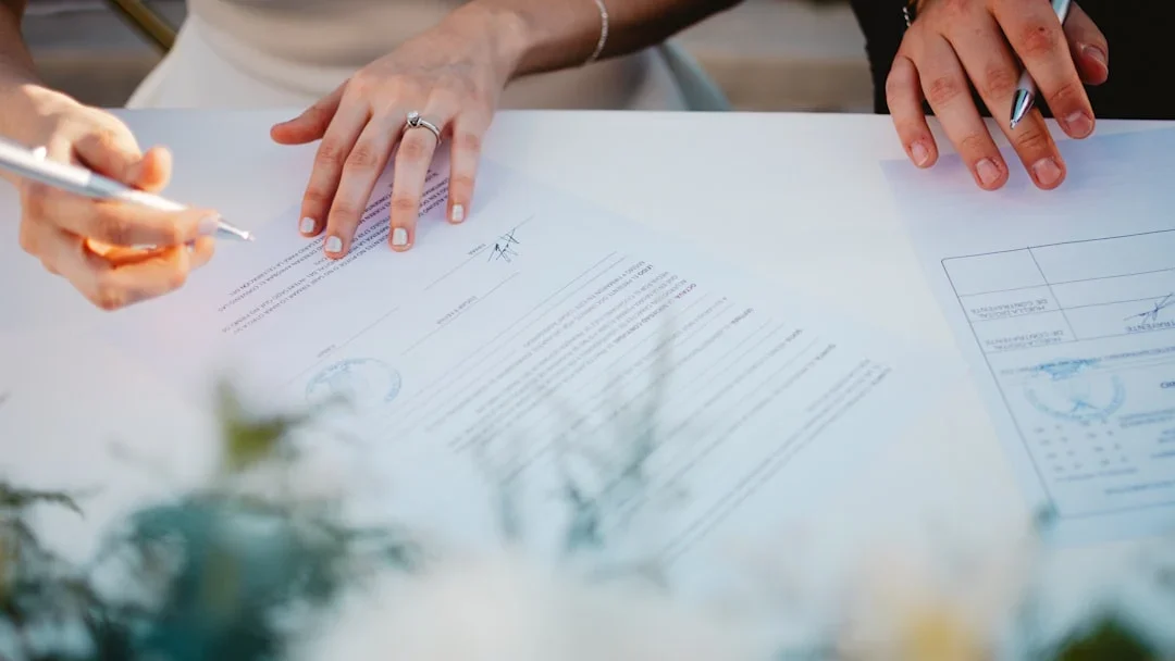 Marriage License Document