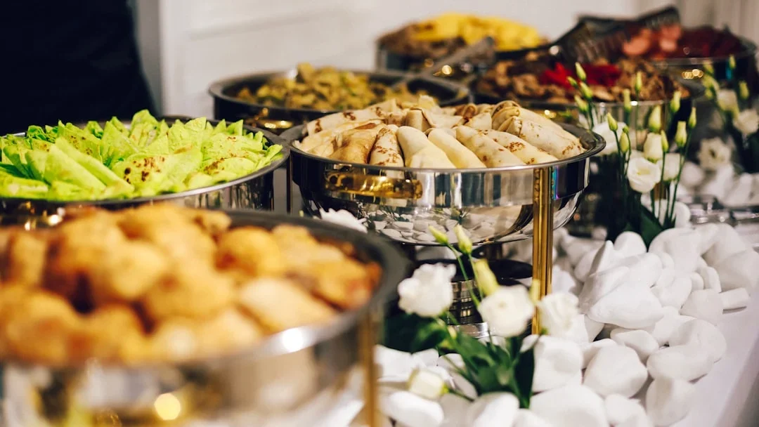 Wedding Buffet Food Presentation